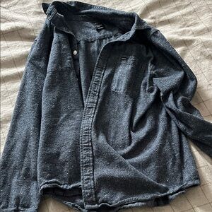 RVCA Charcoal Button-Up Shirt